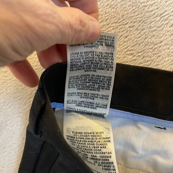 Dockers Mens Pants Size 42x32 Black Straight Fit Cotton - Picture 9 of 14